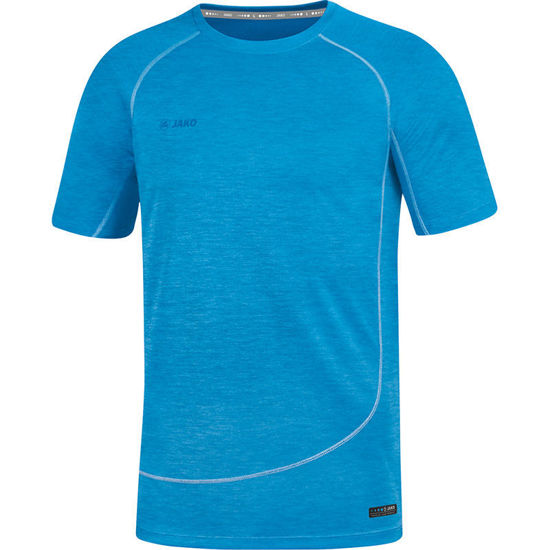 Afbeeldingen van JAKO T-shirt Active Basics jako-blauw gemeleerd (6149/89) - SALE